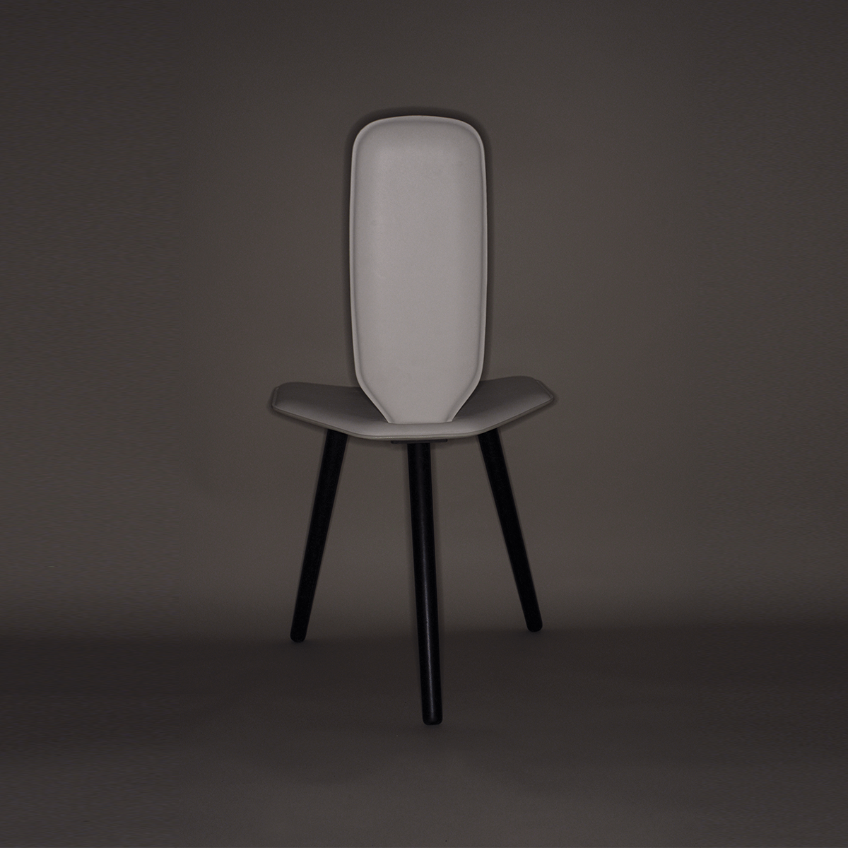 Bavaresk High dining chair grey by Christophe de la Fontaine for DANTE - Goods and Bads