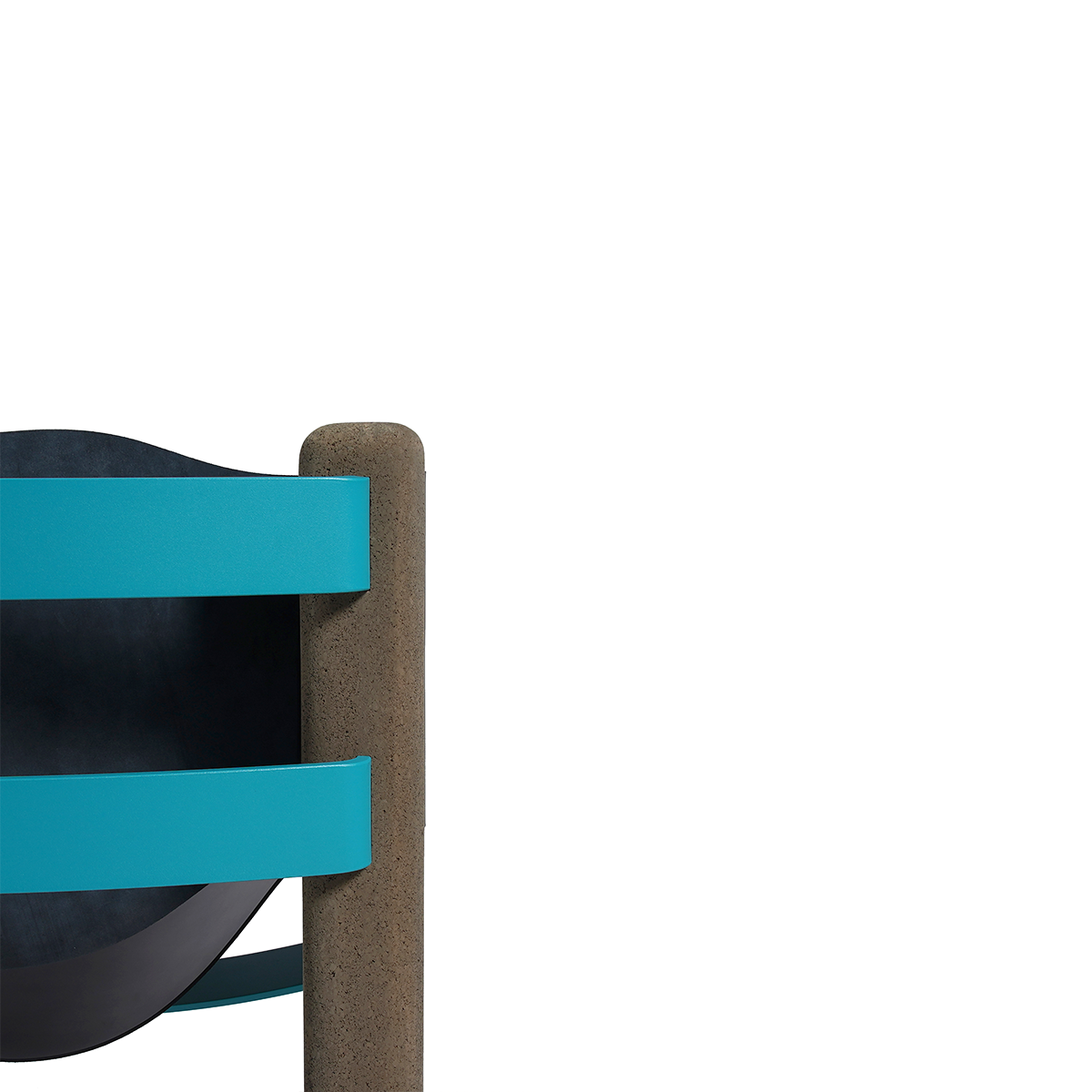 Bold chair blue by Christophe de la Fontaine DANTE - Goods and Bads