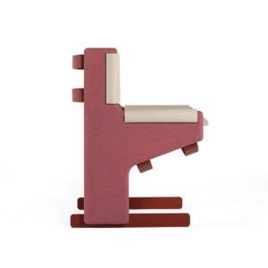 Bold chair framboise by Christophe de la Fontaine DANTE - Goods and Bads