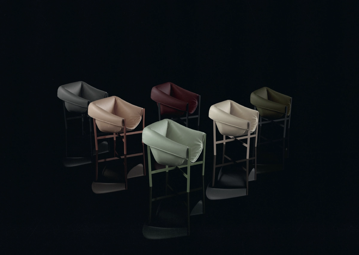 Falstaff leather armchair by Stefan Diez for DANTE - Goods and Bads