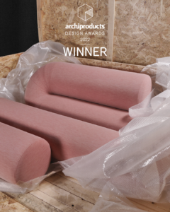 Serpentine lcouch by Christophe de la Fontaine for DANTE - Goods and Bads wins Archiproducts Design Award 2022!